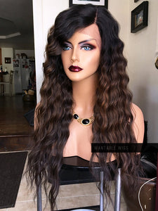 Wavy Brunette Wig