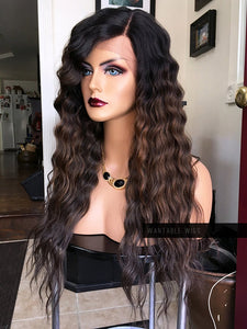 Wavy Brunette Wig