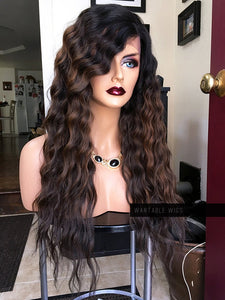 Wavy Brunette Wig