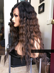 Wavy Brunette Wig