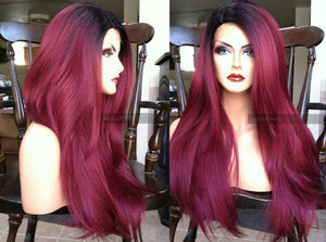 Red Lace Front Wig