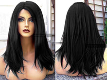 Load image into Gallery viewer, Black Lace Front Wig