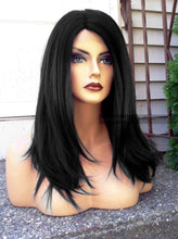 Load image into Gallery viewer, Black Lace Front Wig