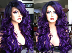 Purple Lace Front Wig