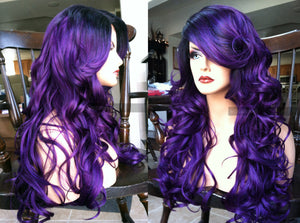 Purple Lace Front Wig