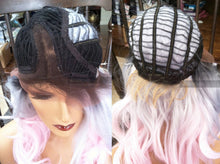 Load image into Gallery viewer, Gray Human Hair BLEND Lace Front WIG