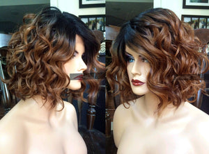 Brunette Bob Wig LACE FRONT