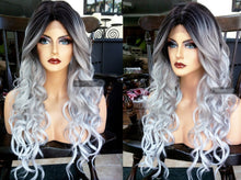 Load image into Gallery viewer, Gray Lace Front Wig