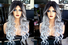 Load image into Gallery viewer, Gray Lace Front Wig