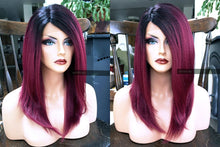 Load image into Gallery viewer, Red Lace Front Wig