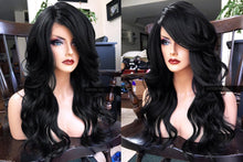 Load image into Gallery viewer, Black Lace Front Wig