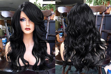 Load image into Gallery viewer, Black Lace Front Wig