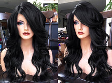 Load image into Gallery viewer, Black Lace Front Wig