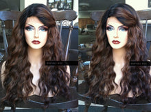 Load image into Gallery viewer, Ombre Brown Wig