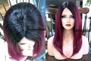 Red Lace Front Wig