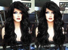 Load image into Gallery viewer, Black Lace Front Wig