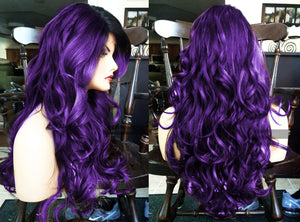 Purple Lace Front Wig