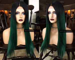 Green Lace Front Wig