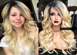 Ombre Blonde Lace Front Wig