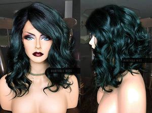 LAST LEFT! Green Bob Wig