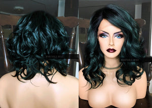 LAST LEFT! Green Bob Wig