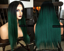 Load image into Gallery viewer, Green Lace Front Wig