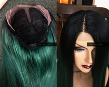 Load image into Gallery viewer, Green Lace Front Wig