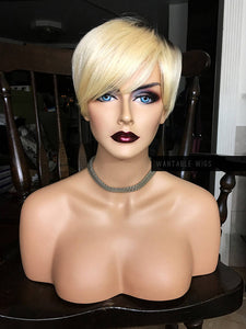 Short Blonde Wig