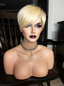 Short Blonde Wig