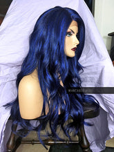 Load image into Gallery viewer, Blue Lace Front Wig