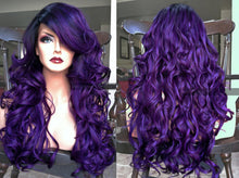 Load image into Gallery viewer, Purple Lace Front Wig