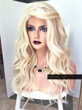 Load image into Gallery viewer, Blonde Wig HUMAN HAIR Blend