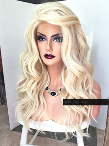 Blonde Wig HUMAN HAIR Blend