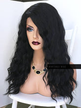 Load image into Gallery viewer, Black Lace Front Wig