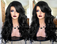 Load image into Gallery viewer, Black Lace Front Wig