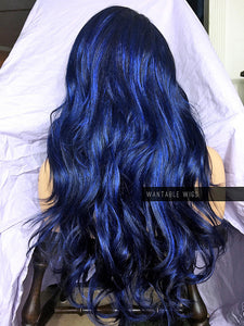 Blue Lace Front Wig