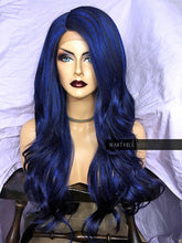 Load image into Gallery viewer, Blue Lace Front Wig