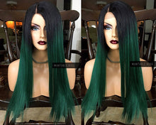 Load image into Gallery viewer, Green Lace Front Wig