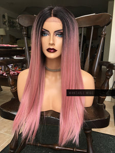 Ombre Pink Wig LACE FRONT