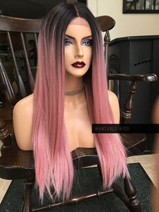 Ombre Pink Wig LACE FRONT