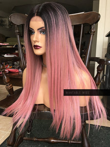 Ombre Pink Wig LACE FRONT