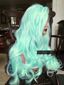 Mint Green Wig