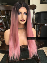 Load image into Gallery viewer, Ombre Pink Wig LACE FRONT