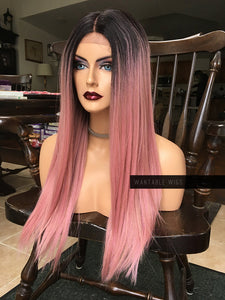 Ombre Pink Wig LACE FRONT