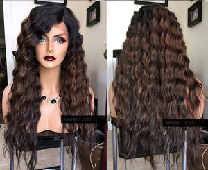 Wavy Brunette Wig