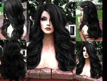 Load image into Gallery viewer, Black Lace Front Wig