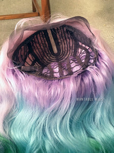 Rainbow Wig LACE FRONT Pastel Pink Wigs