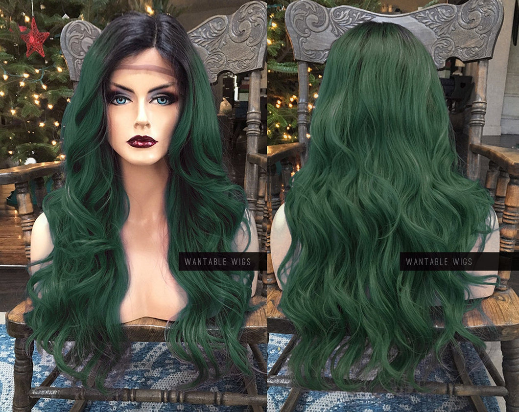 Green Wig LACE FRONT