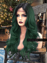 Load image into Gallery viewer, Green Wig LACE FRONT