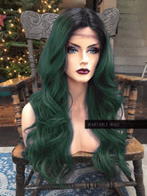 Load image into Gallery viewer, Green Wig LACE FRONT